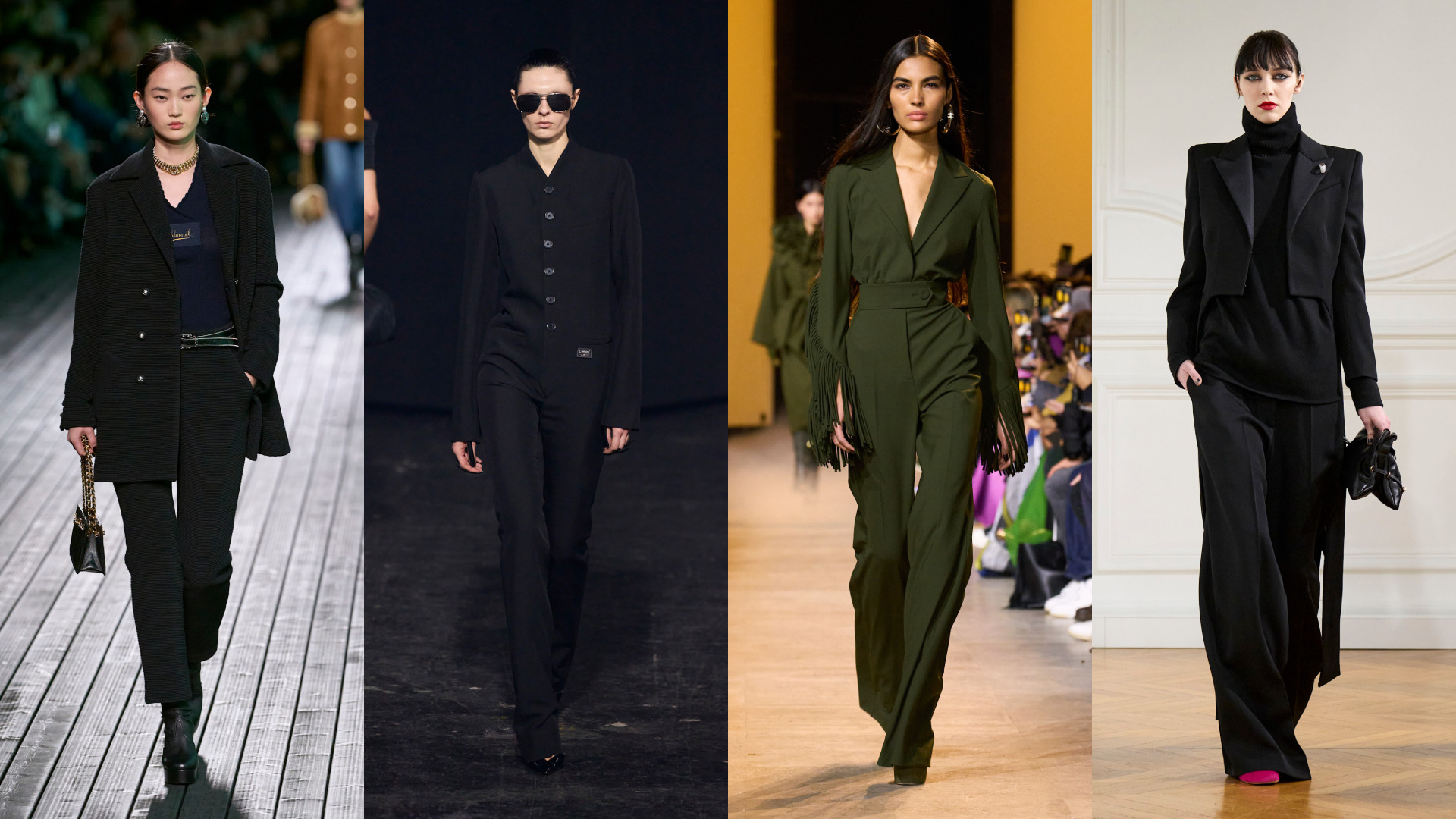 بناطيل بقصات وأقمشة مناسبة للخزانة الرمضانية