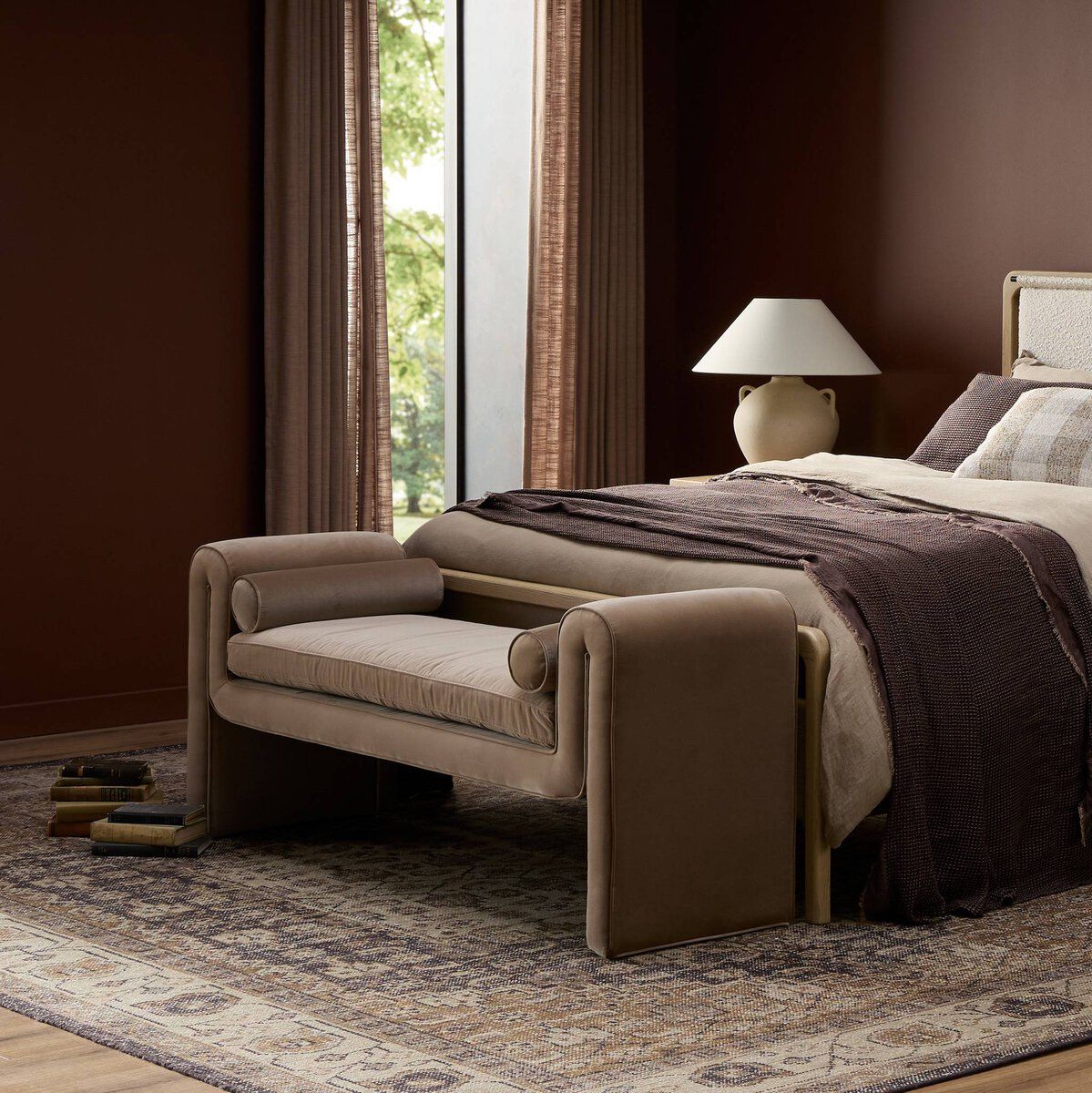 بنش مخملي فخم