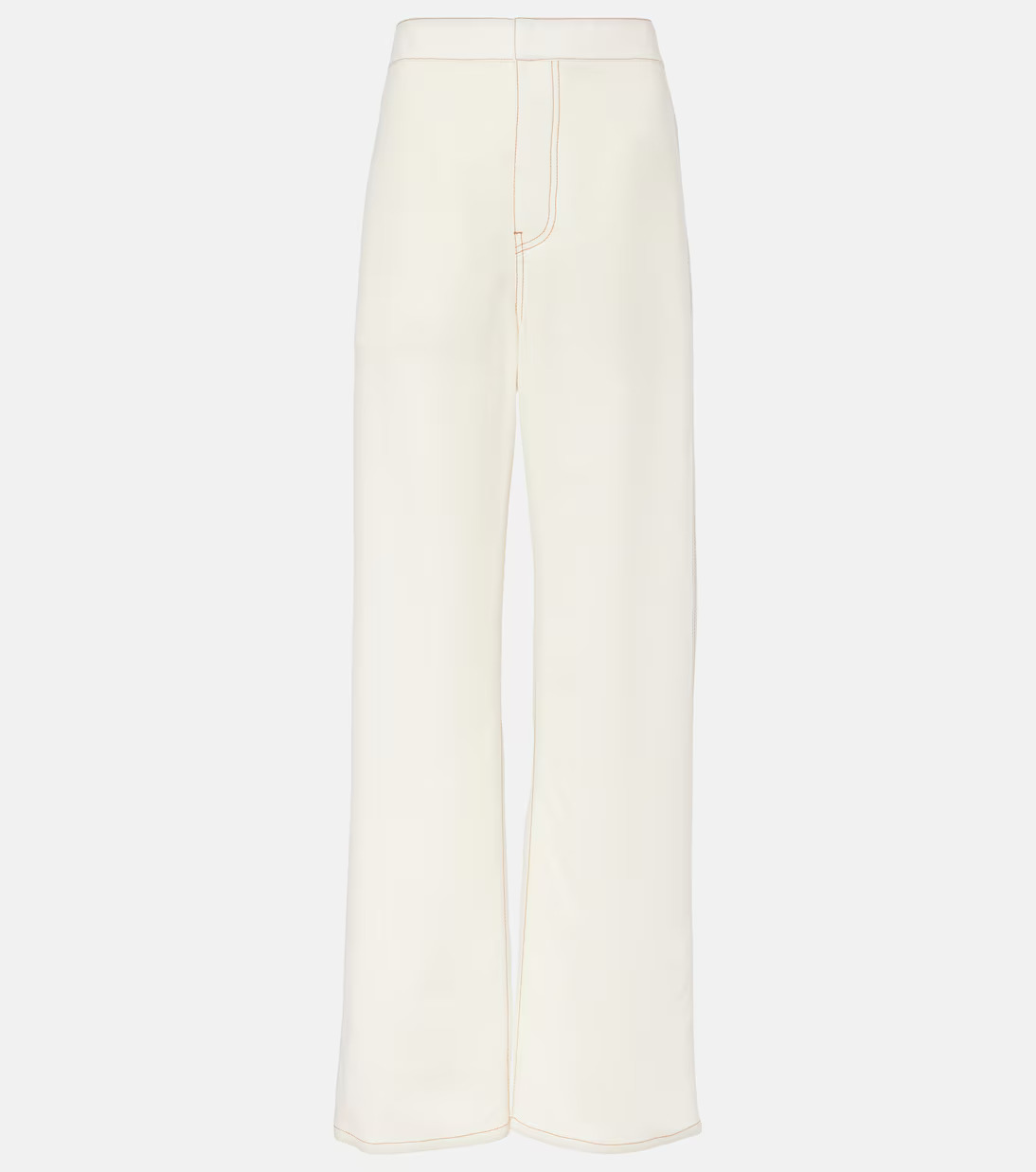 بنطال أبيض كريمي من Alaïa