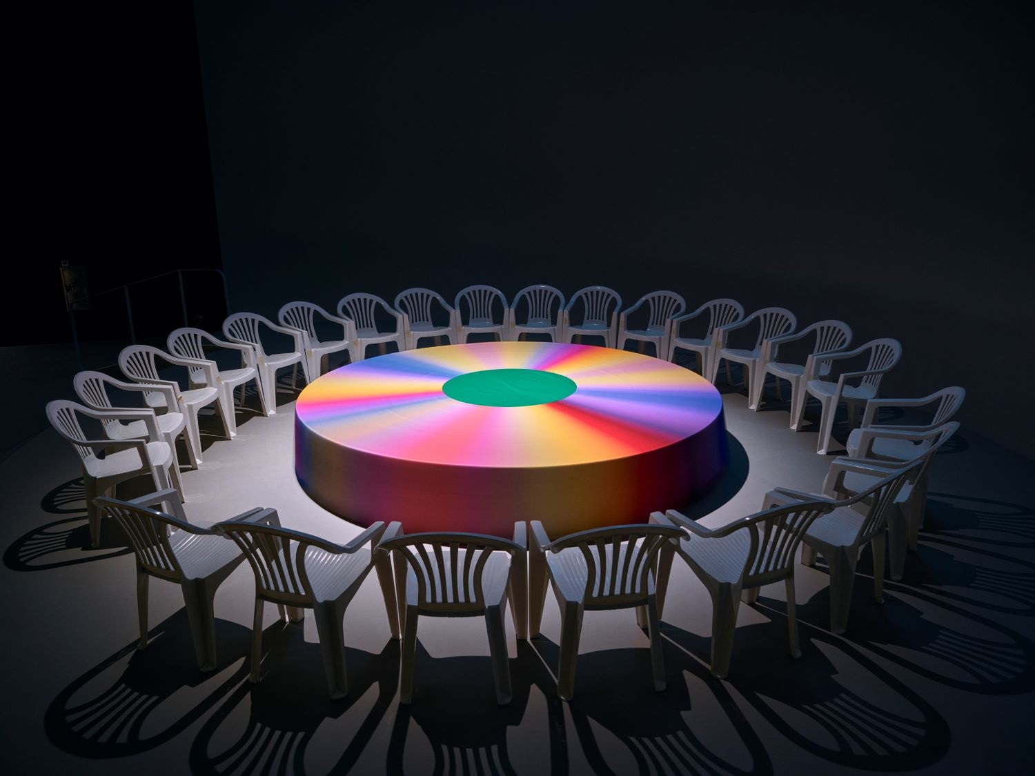بيار أردوفان Pierre Ardouvin, The wheel of fortune, 2024, Courtesy of SAMoCA 9