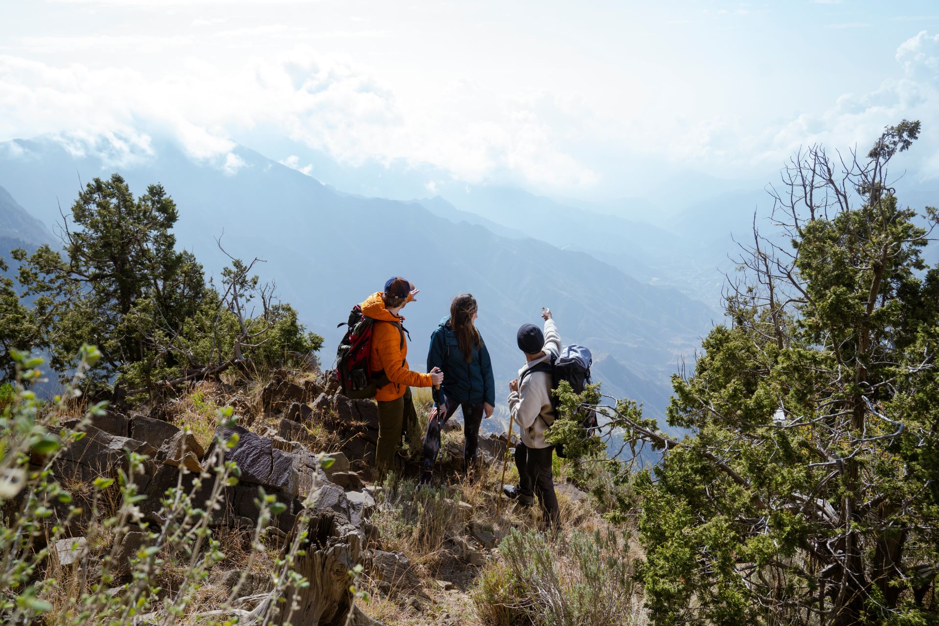 تجربة ساحرة لعشاق الهايكنج بين غابات عسير الخلابة