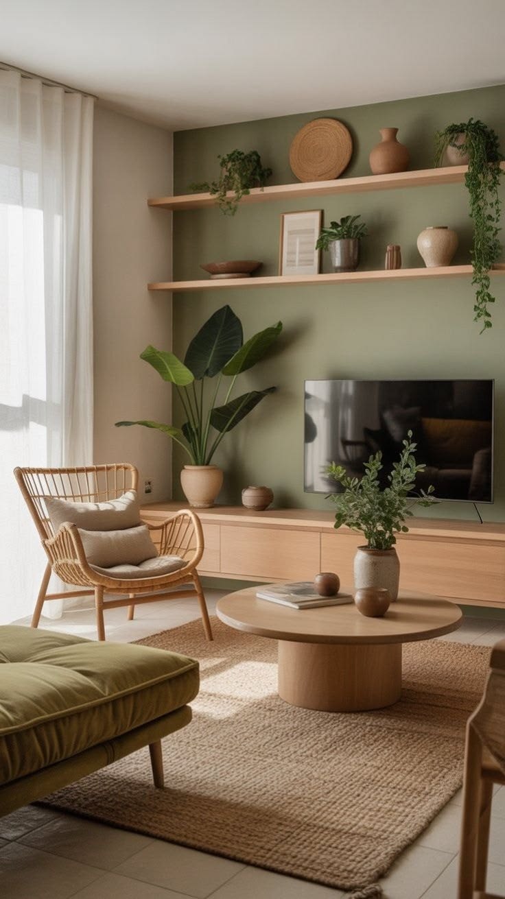 تحظى درجات الأخضر الترابية والمحايدة مثل المريمية بتقدير المصممين، لمرونتها وهدوئها