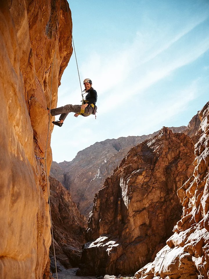 تسلق الصخور في دهب