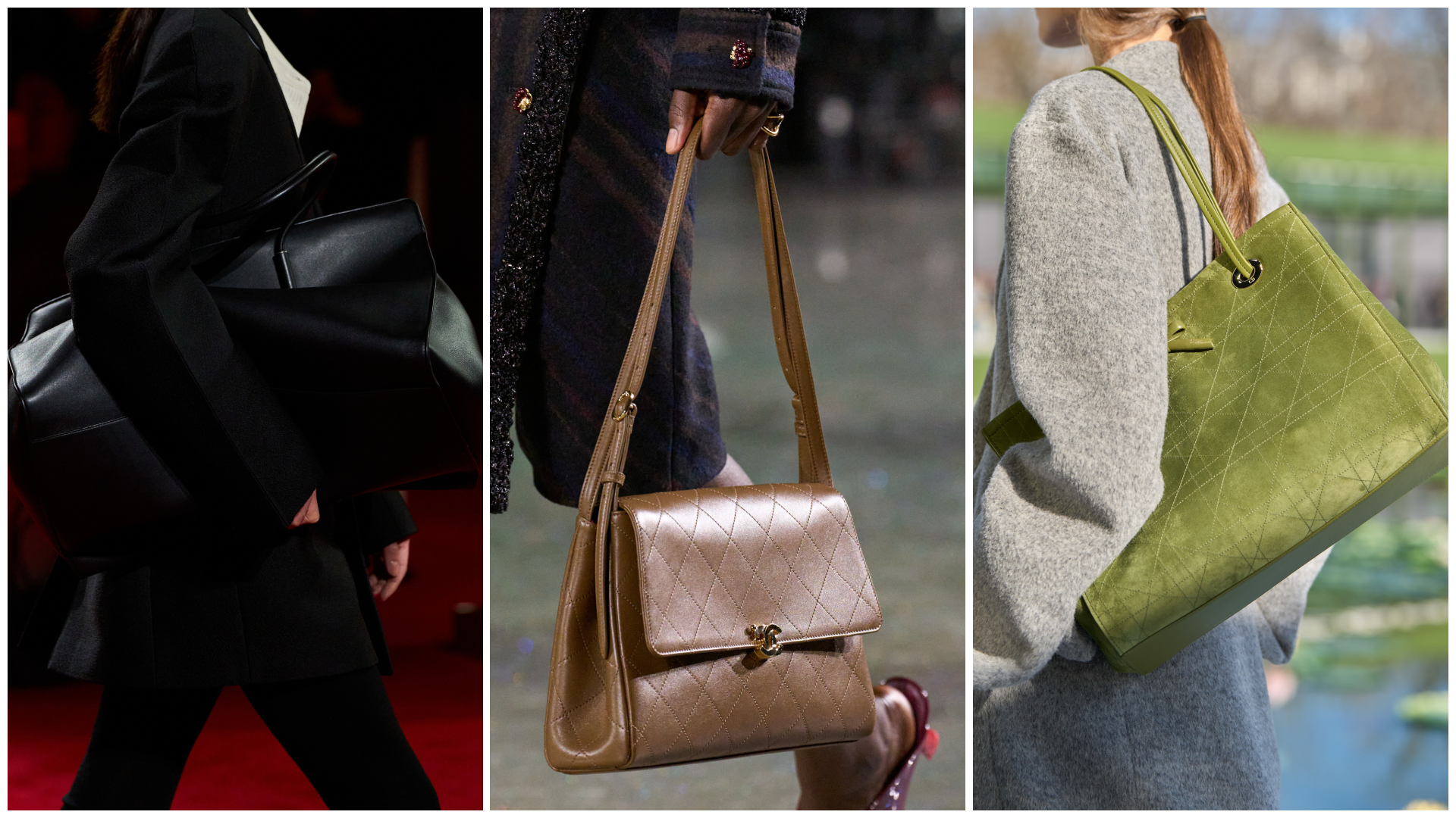 تصاميم أنيقة تجمع بين العملية والفخامة، مع إبداعات Bottega Veneta وChristian Dior وChanel