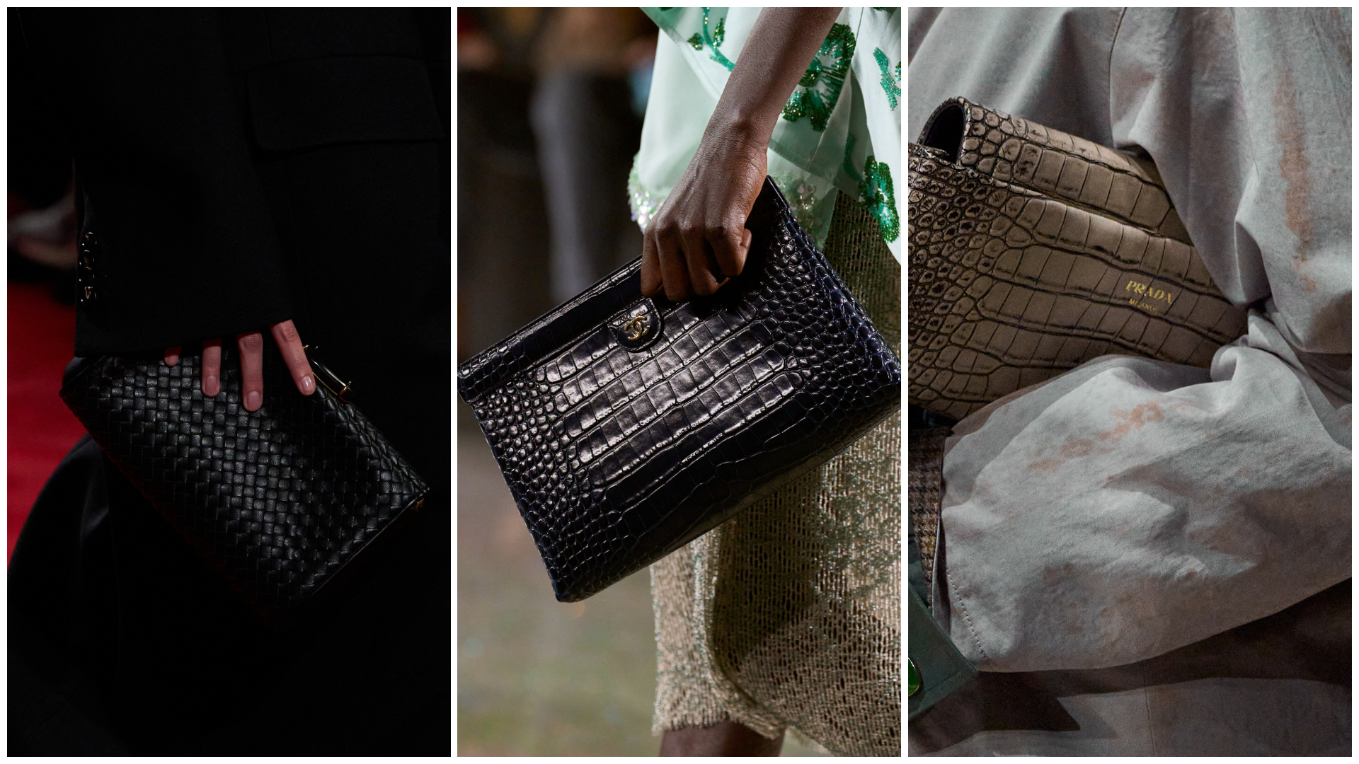 تصاميم راقية تجمع بين الحرفية الفاخرة والطابع العصري من Prada وBottega Veneta وChanel
