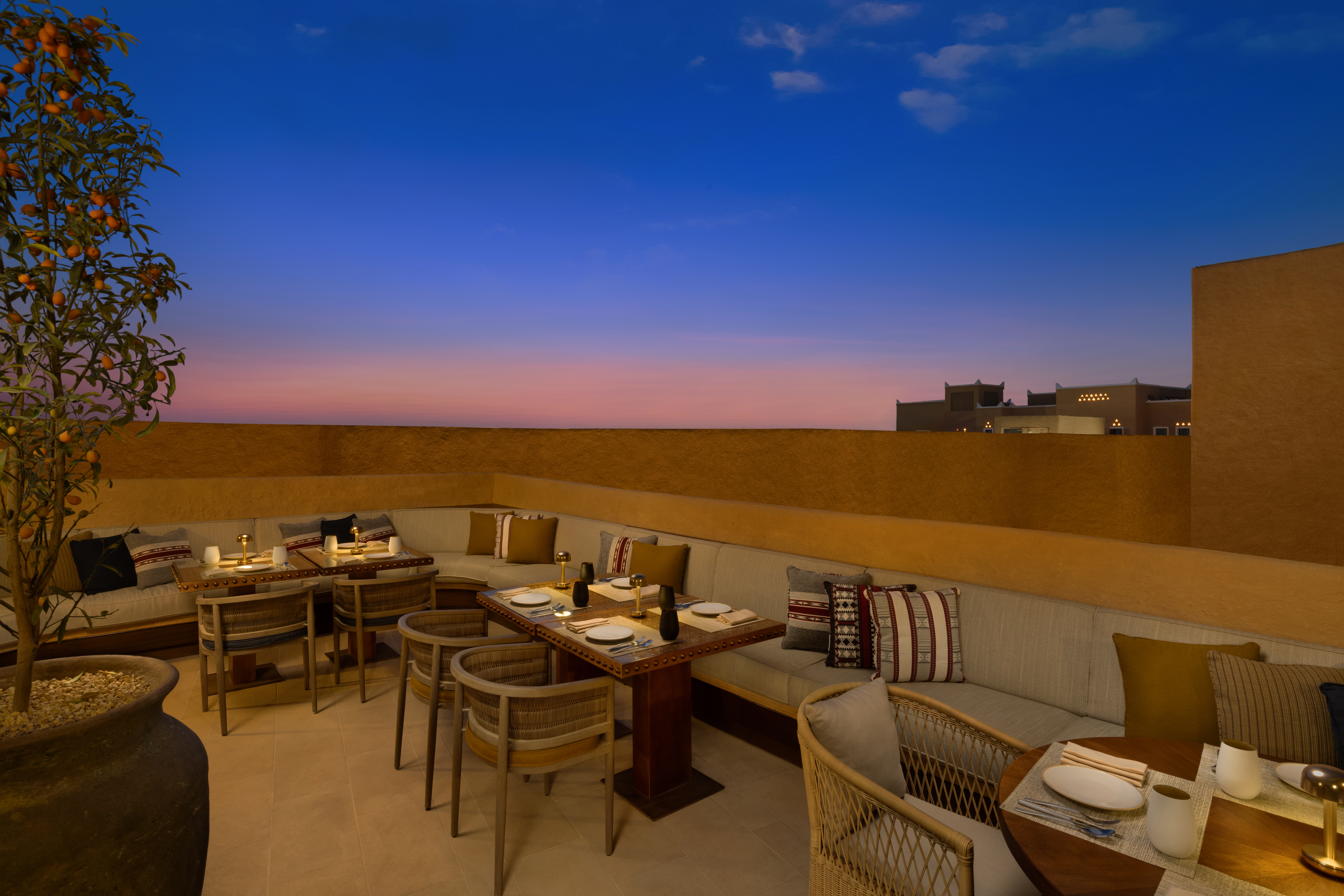 تصميم أنيق لمطعم جريد سمحان