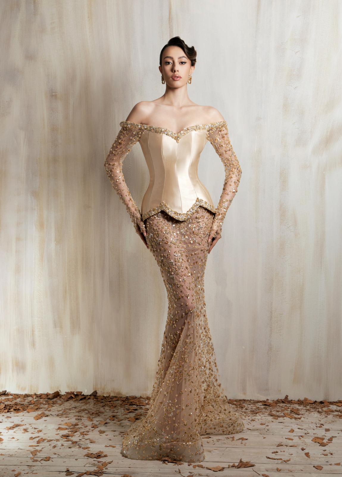 تصميم لافت من مجموعة زياد نكد للأزياء الجاهزة لخريف شتاء 2026–2027