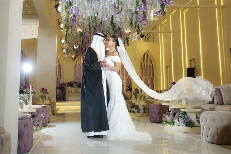 تصوير عروسين من المصورة السعودية ابرار العدوان