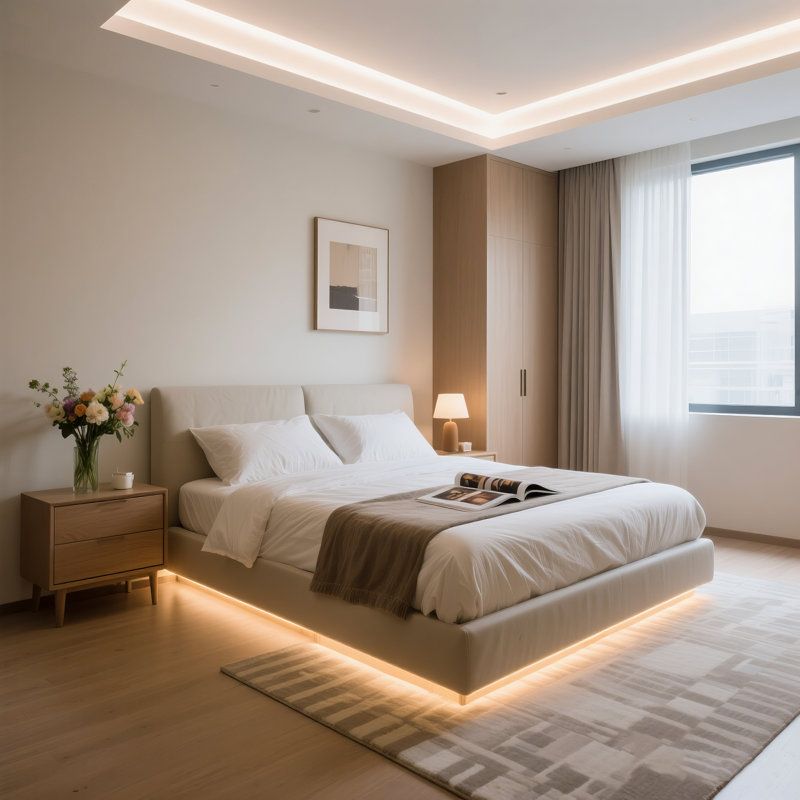 تضيف الإضاءة البيضاء القابلة للتعديل مرونة وأناقة