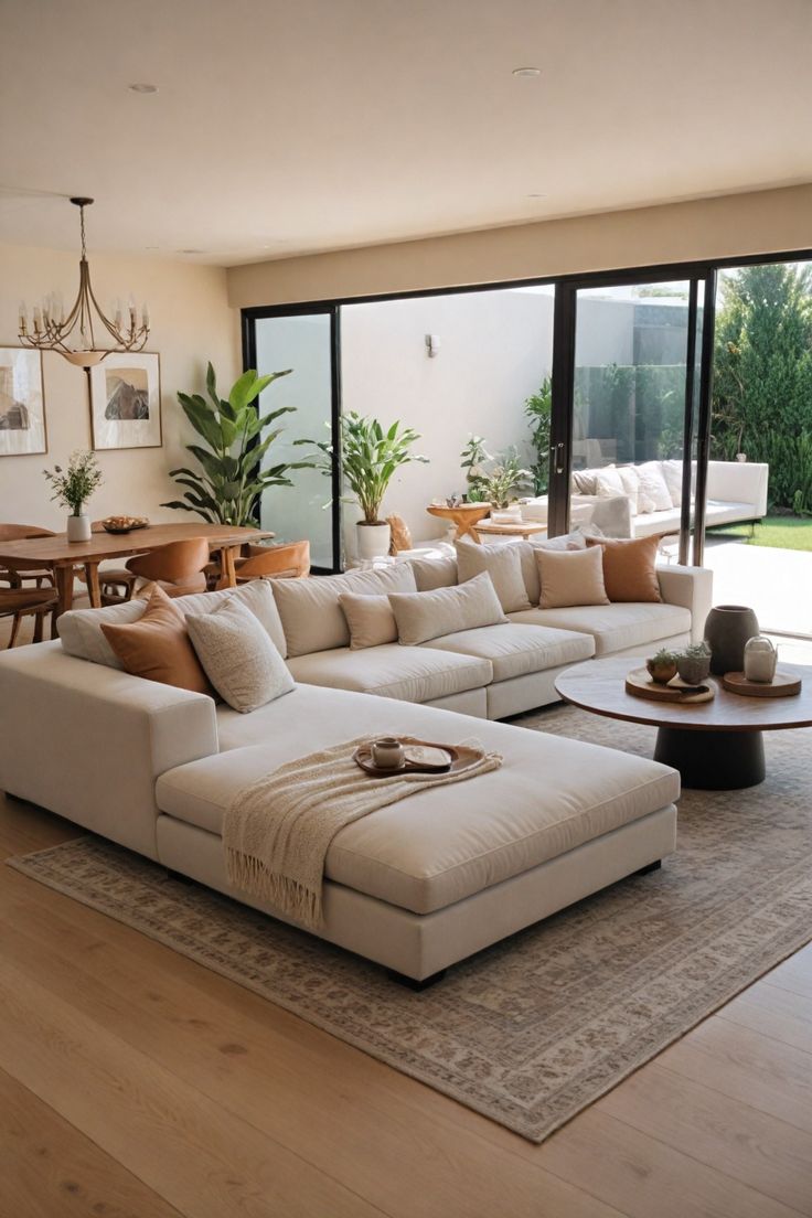 تعود الأرائك المقطعية الضخمة لتتصدّر غرف المعيشة من جديد