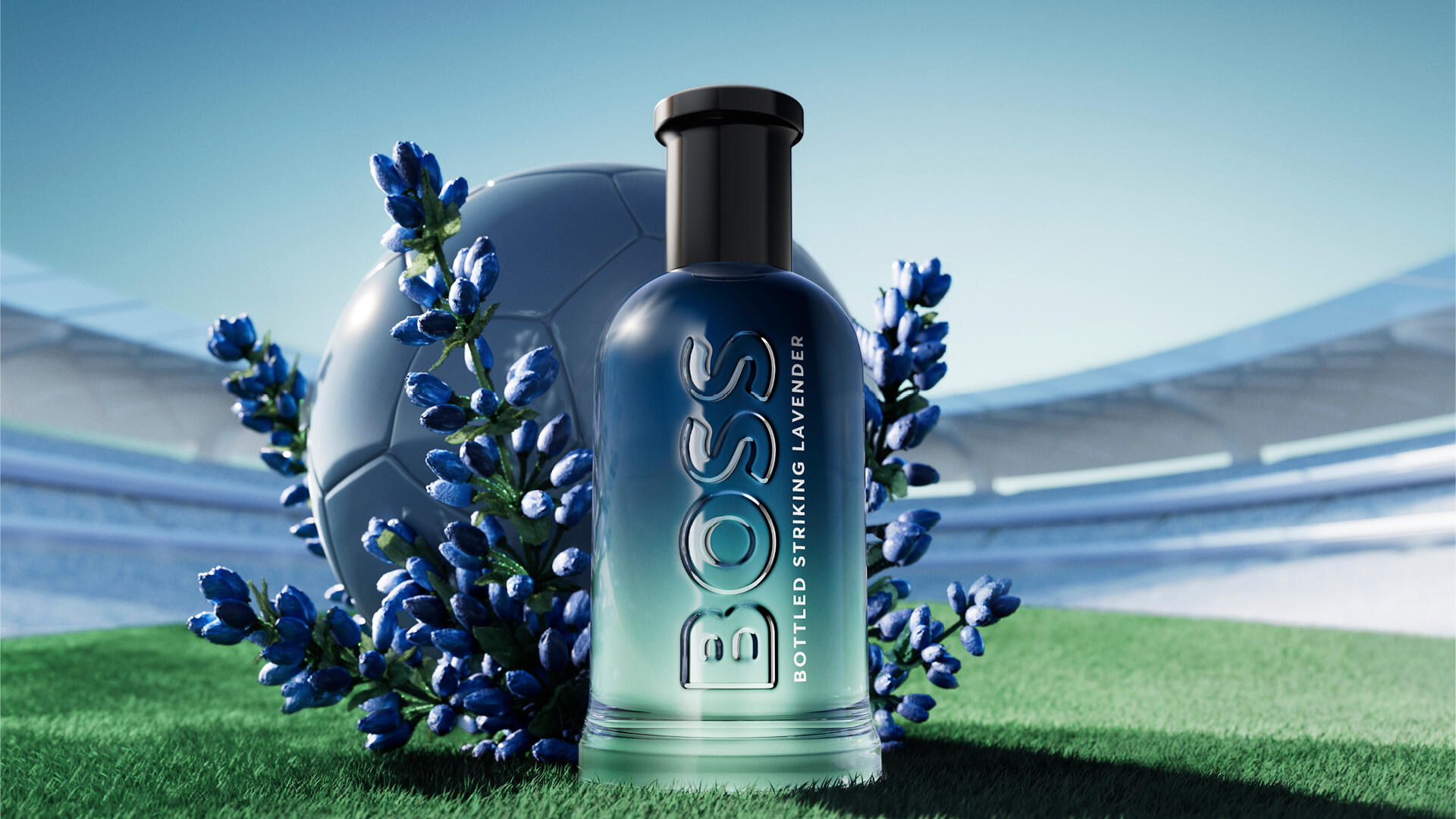 تم ابتكار BOSS Bottled Striking Lavender على يد خبيرة العطور هونورين بلان والعطّارة الرئيسية صوفي لابيه