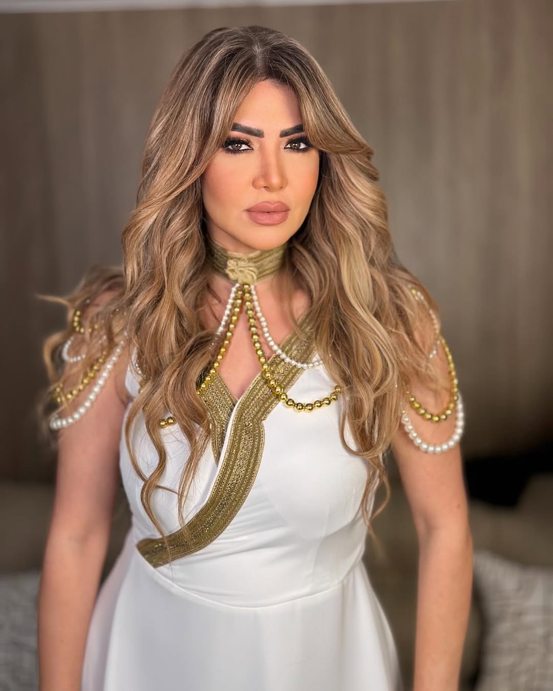 تمر الفنانة لقاء سويدان بإصابة العصب السابع- رئيسية