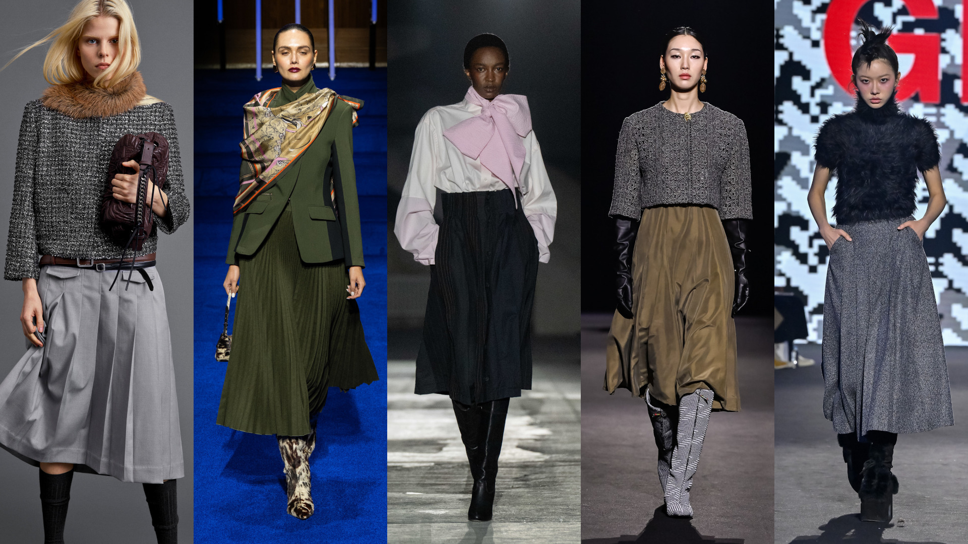 تنانير ميدي مناسبة لعدة تنسيقات 