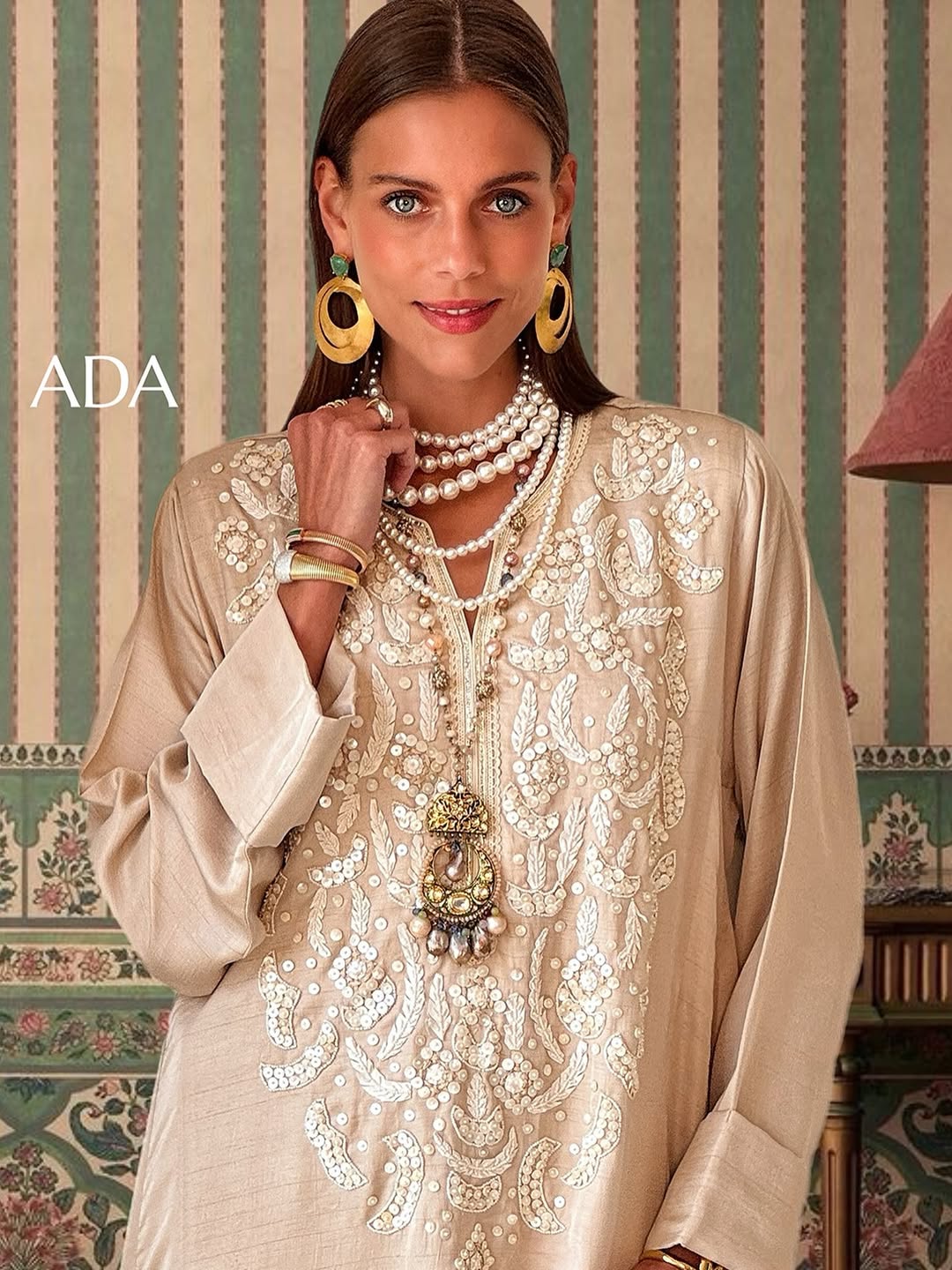 تنسيق بين الأكسسوارات والقفطان من ADA