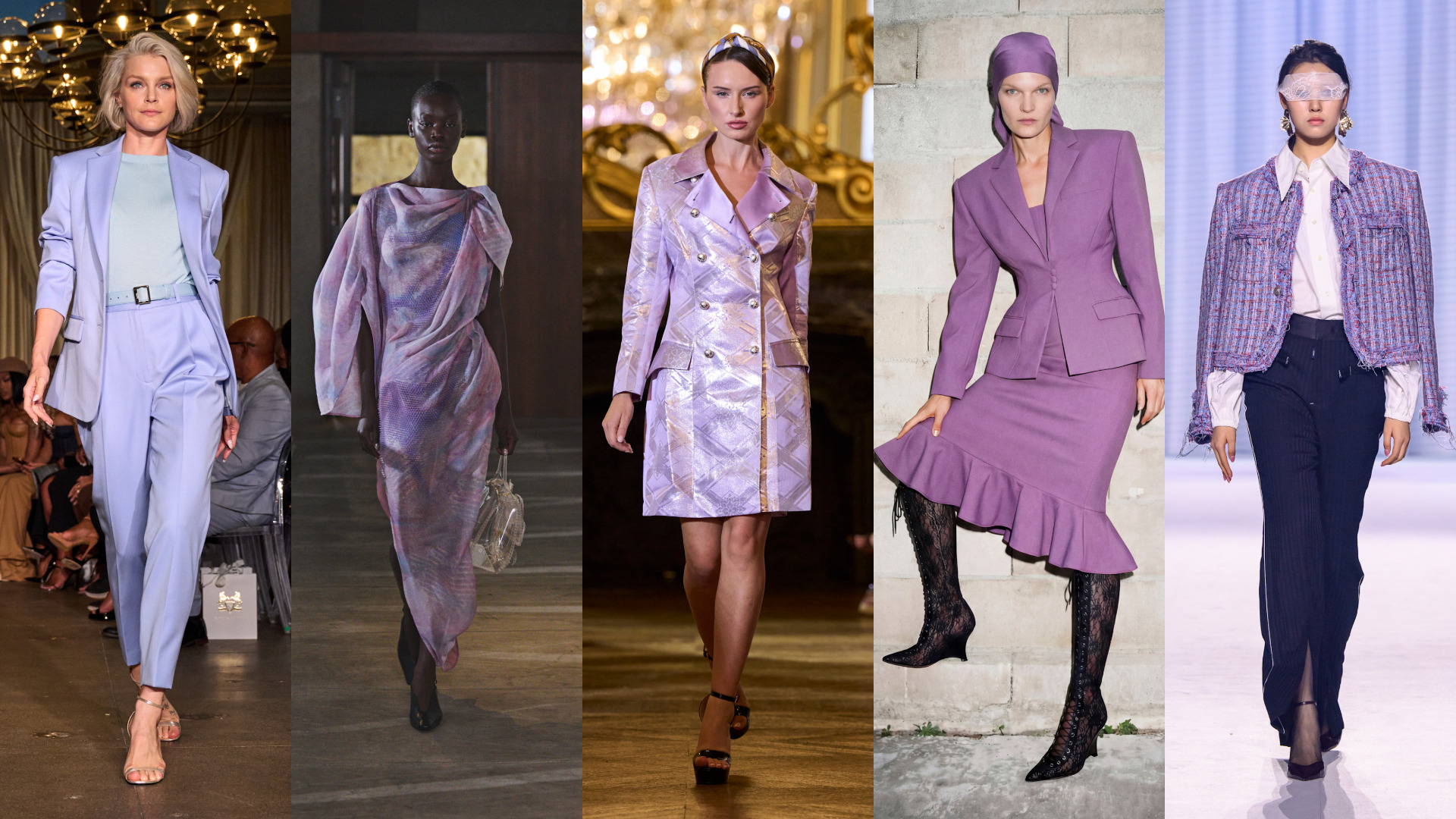 تنسيقات متعددة بلون الخزامى