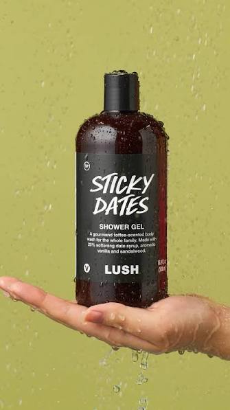 تنظيف البشرة مع Sticky Dates Shower Gel من  Lush