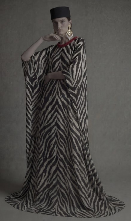 ثوب بطبعة الAnimal Print من مجموعة رمضان 2026 من Atelier Hekayat