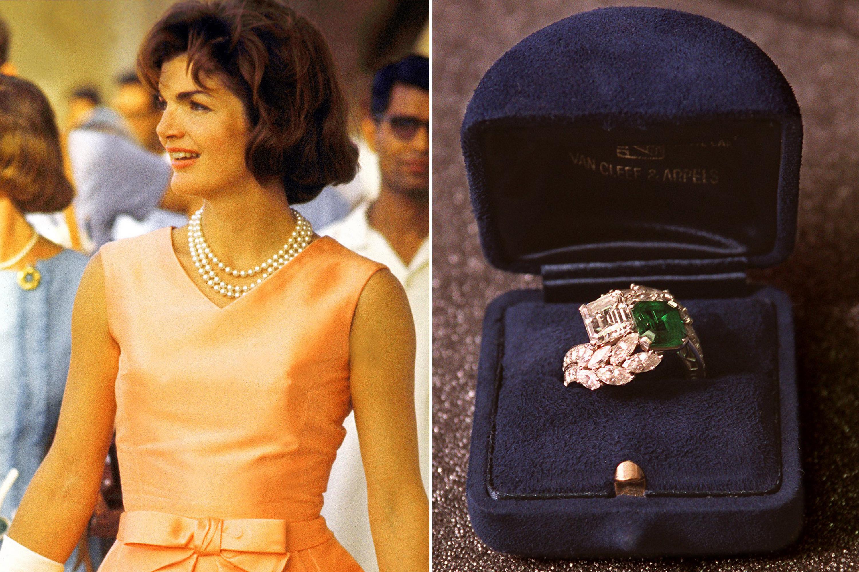 جاكلين كينيدي وخاتمها الراقي