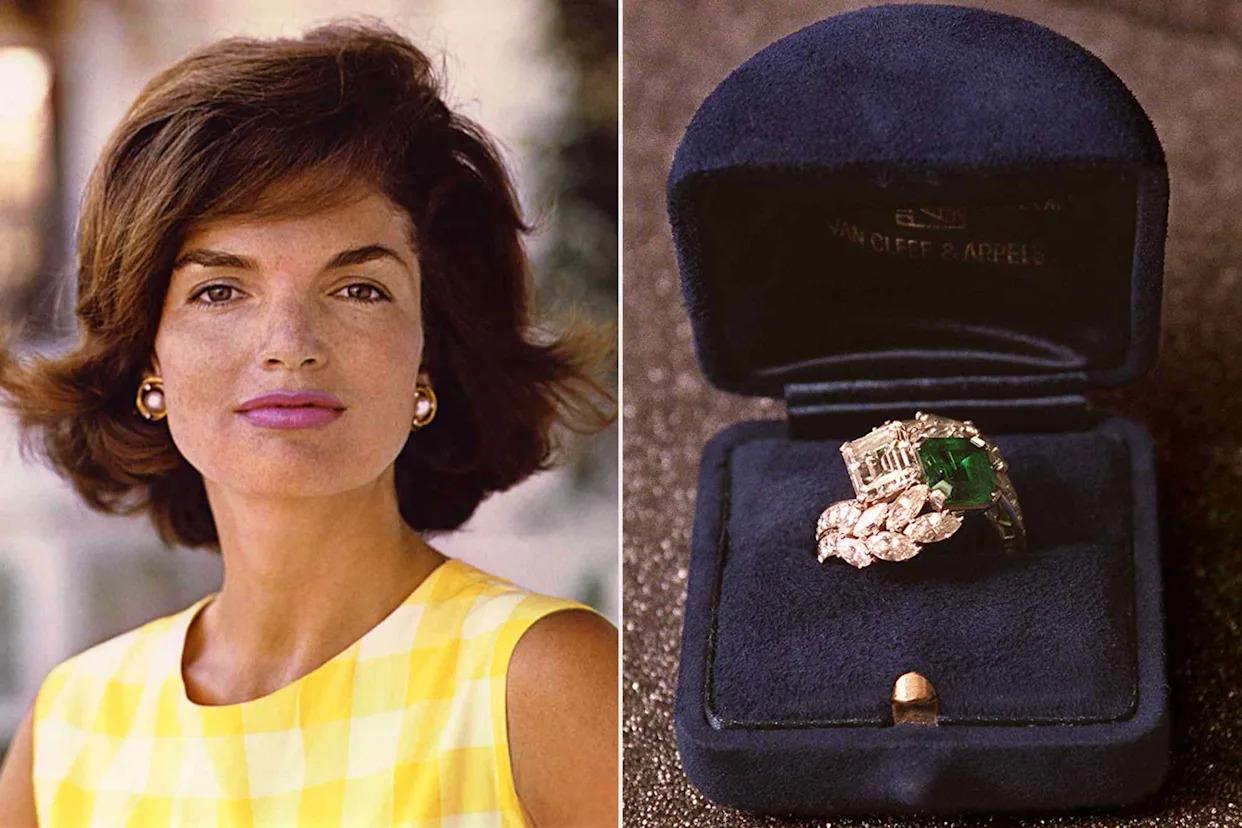 جاكلين كينيدي وخاتمها الفاخر