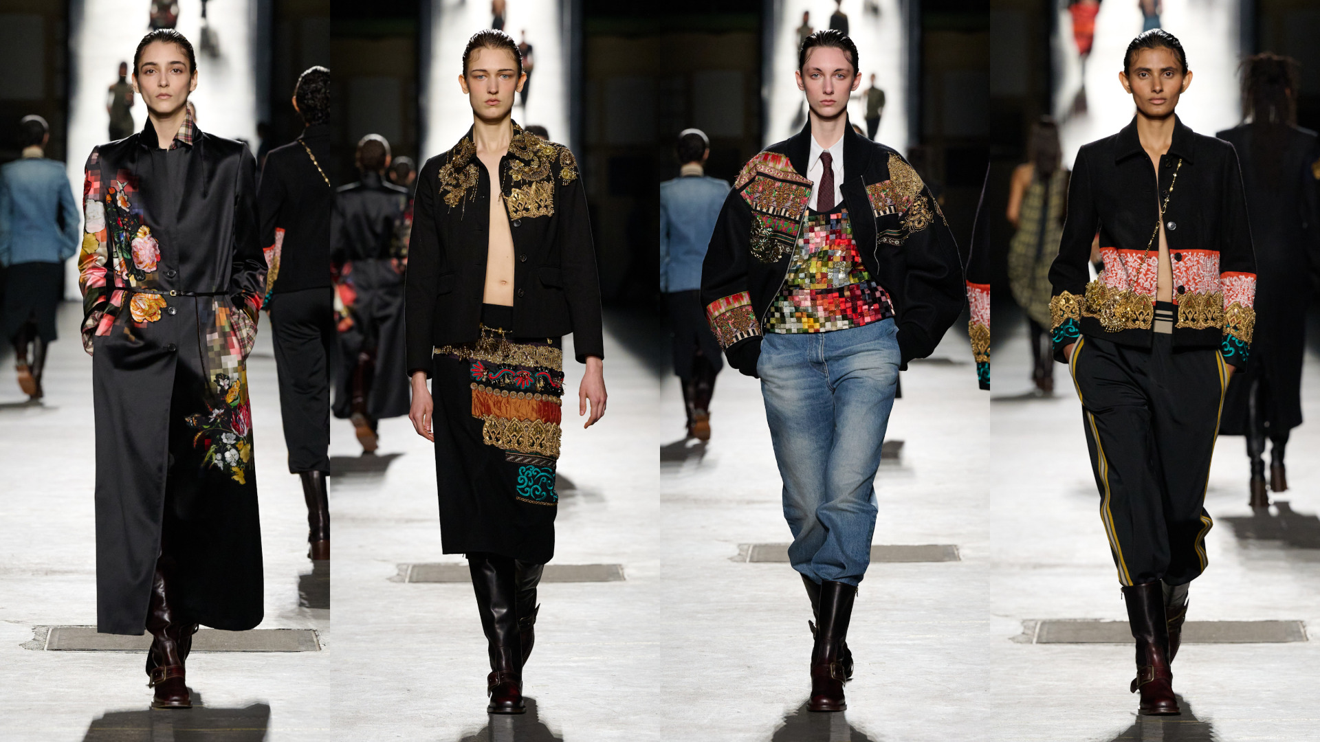 جاكيتات مطرزة من Van Noten