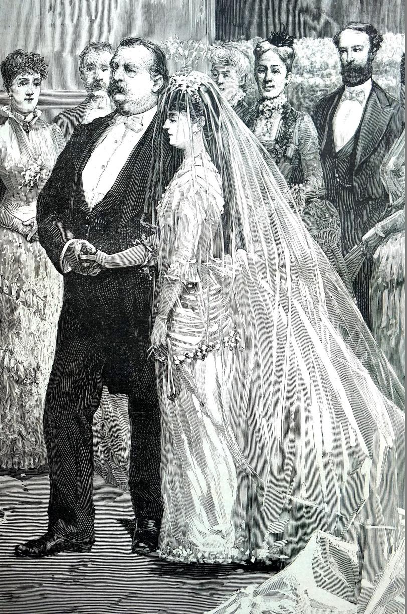 جروفر كليفلاند Grover Cleveland وفرانسيس فولسوم Frances Folsom