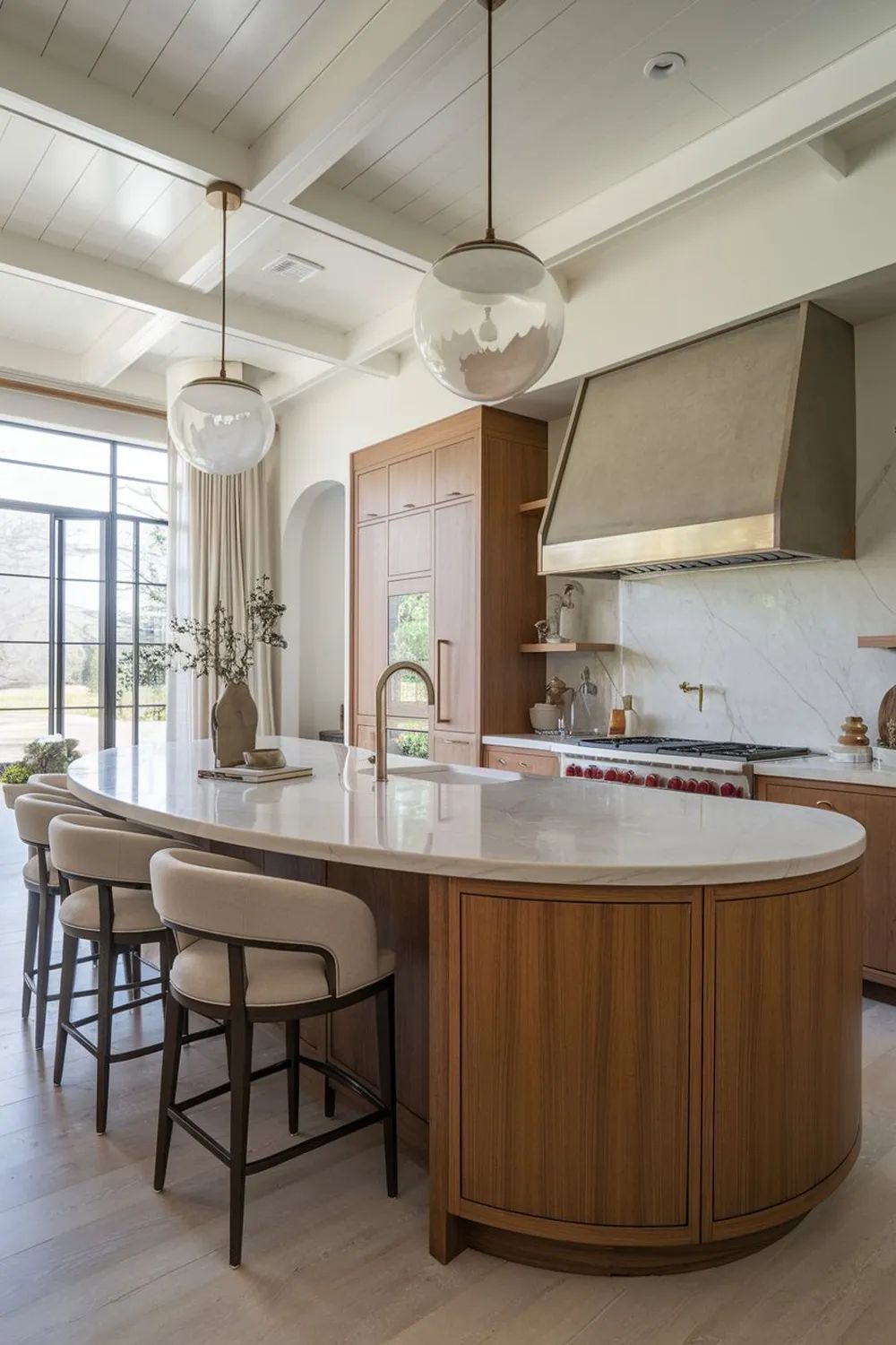 جزيرة مطبخ مستديرة