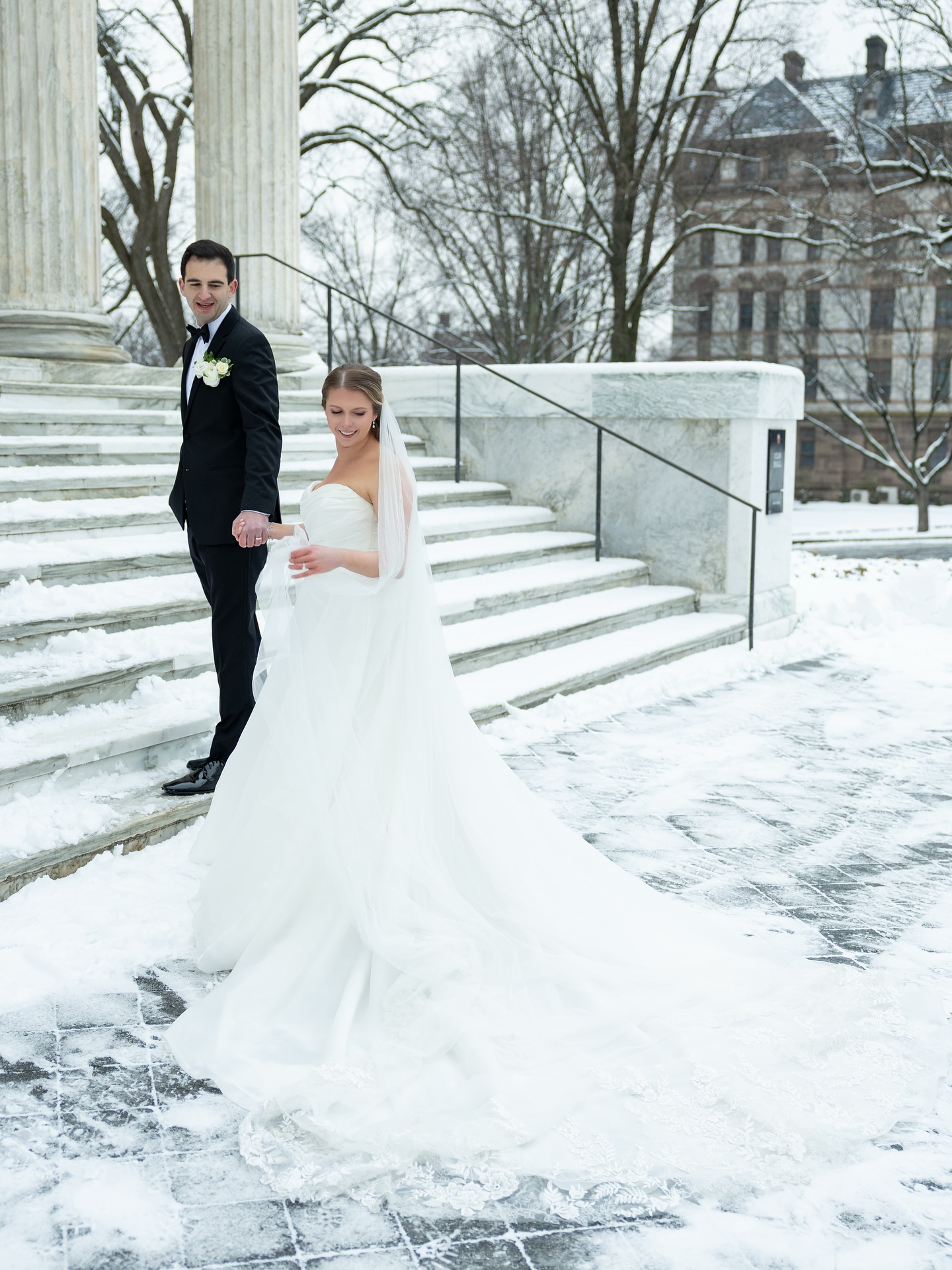 جلسة تصوير على الثلج