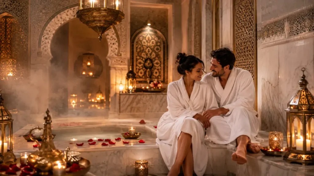 جلسة حمام مغربي خاصة للعروسين Private Hammam for Couples