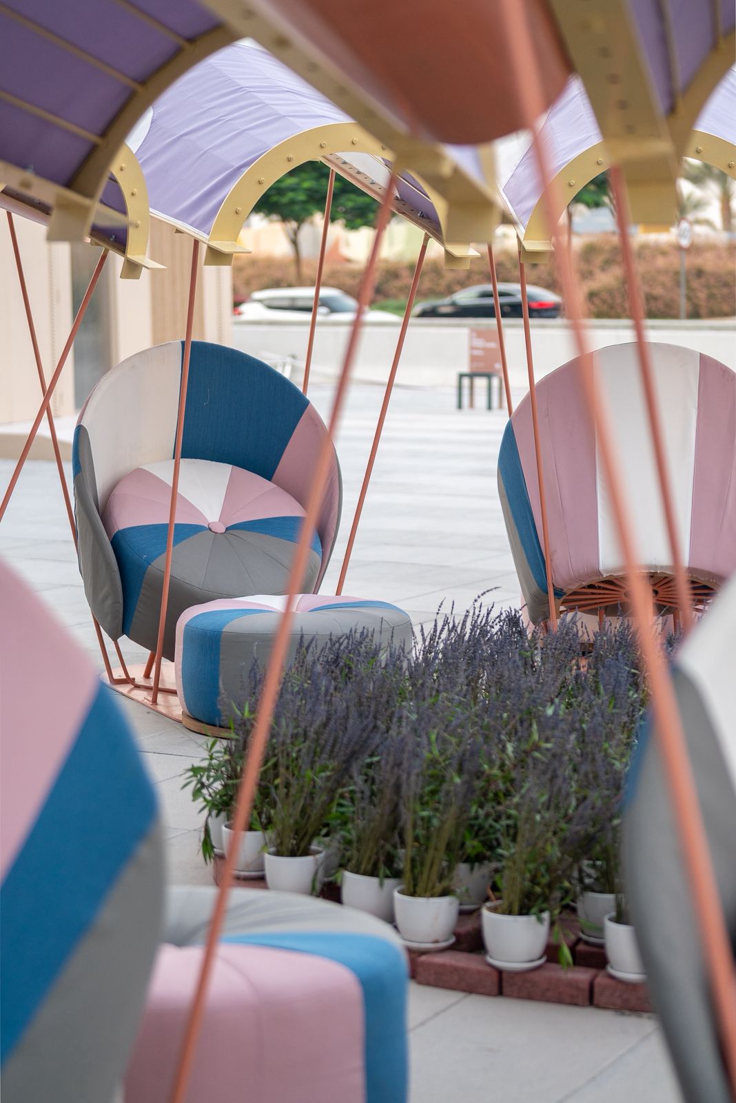 جناح الخزامى ضمن مشاركة إثراء في أسبوع دبي للتصميم 2025