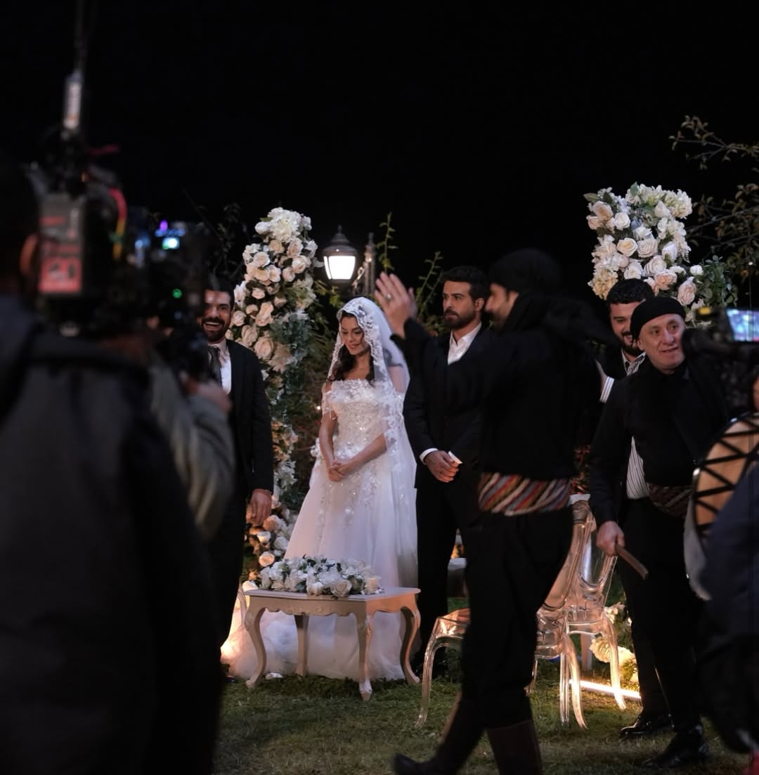 جنى بفستان الزفاف في مسلسل ليل
