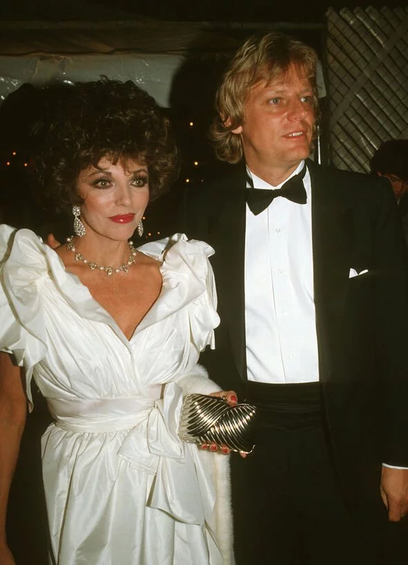 جوان كولينز Joan Collins وبيتر هولم Peter Holm