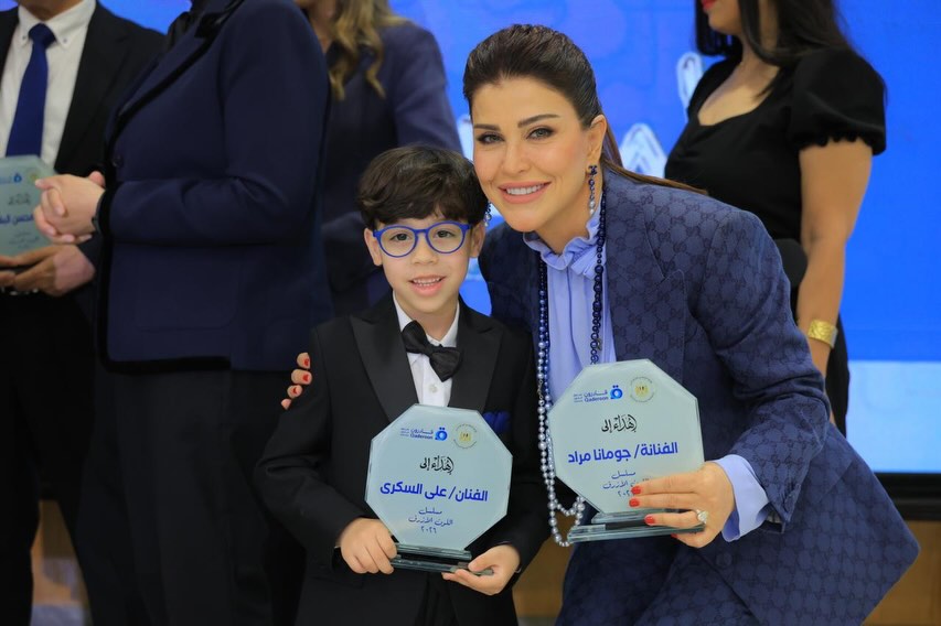 جومانا مراد تكرم عن دورها في مسلسل "اللون الأزرق"