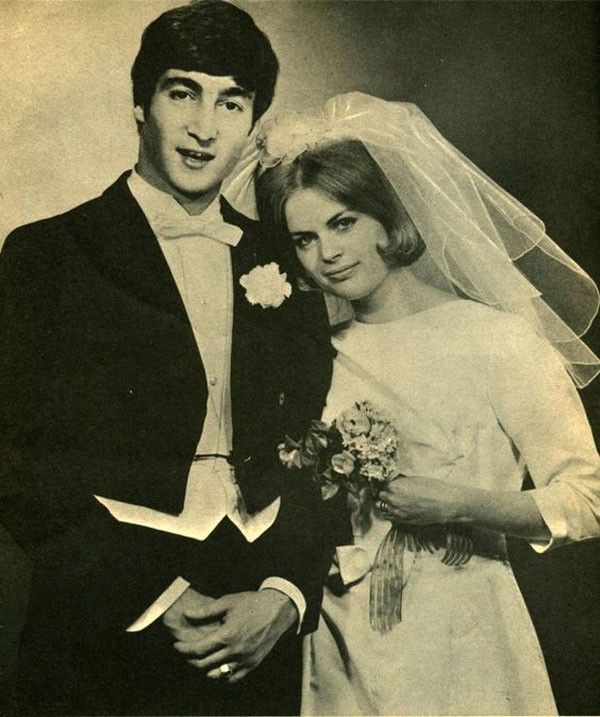 جون لينون John Lennon وسينثيا بأول Cynthia Powell