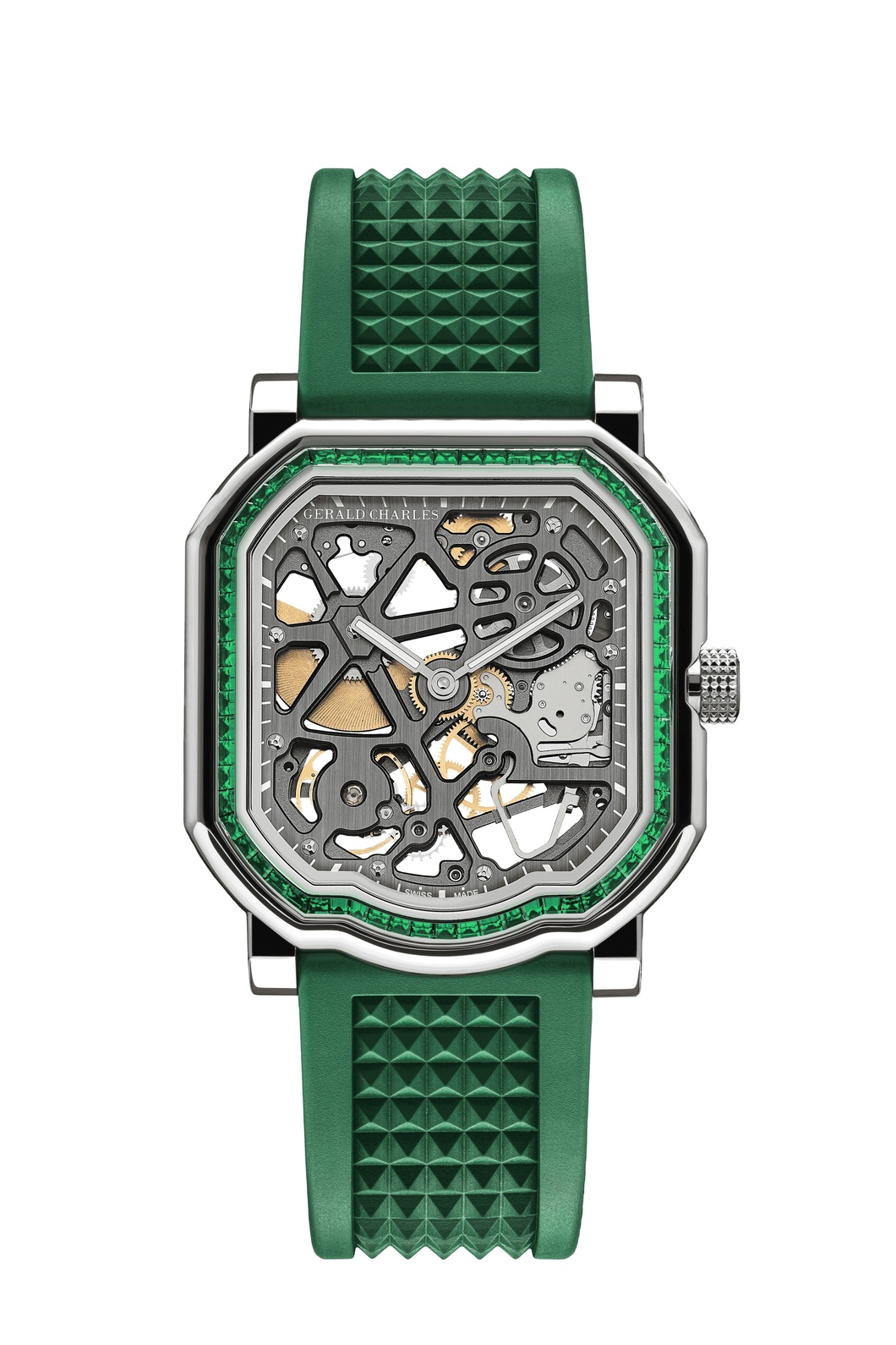 جيرالد تشارلز – Maestro 8.0 Squelette بالزمرد الأخضر