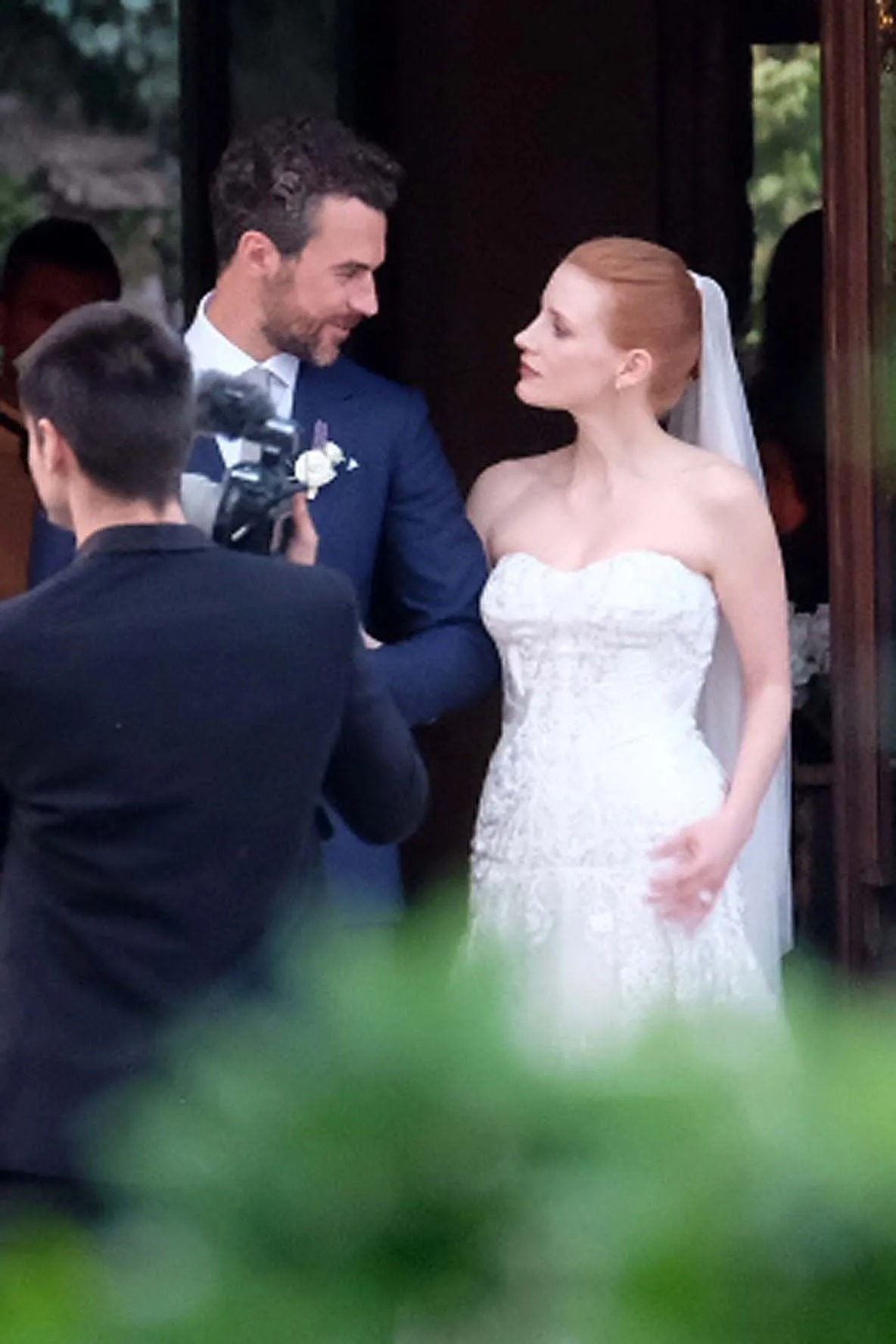 جيسيكا شاستين Jessica Chastain وجيان لوكا باسي دي بريبوسولو Gian Luca Passi de Preposulo