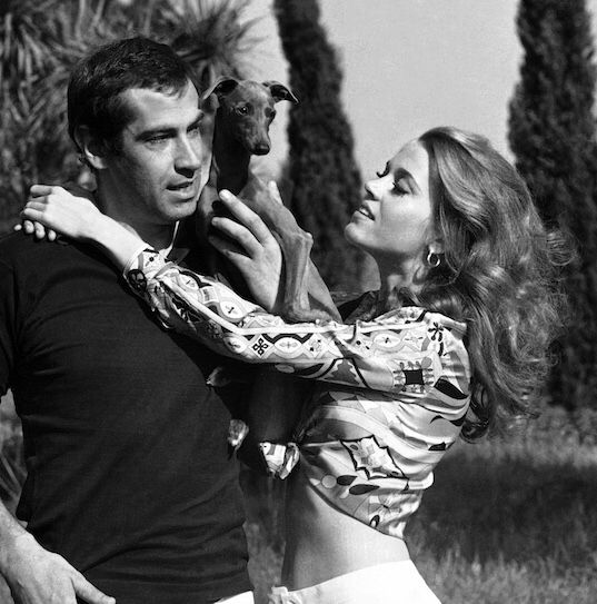 جين فوندا Jane Fonda وروجر فاديم Roger Vadim