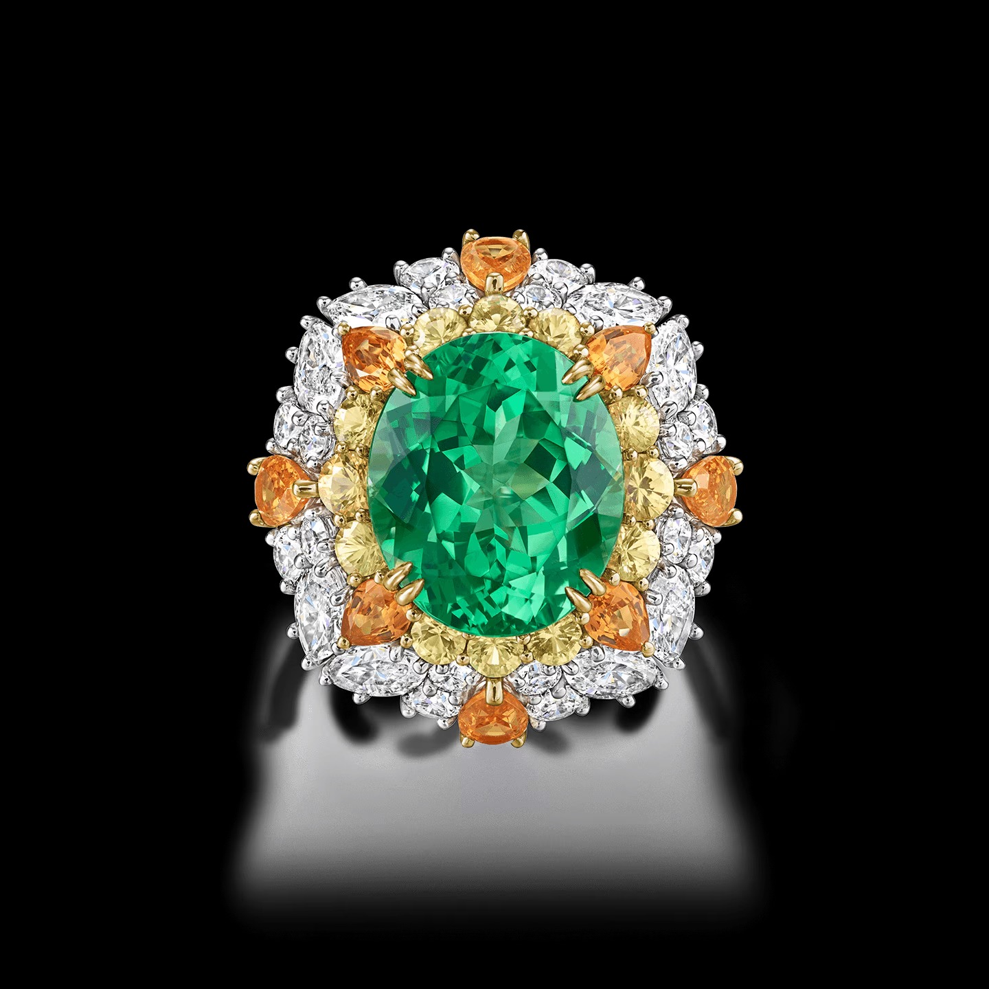 حجر التسافوريت في مجوهرات Harry Winston