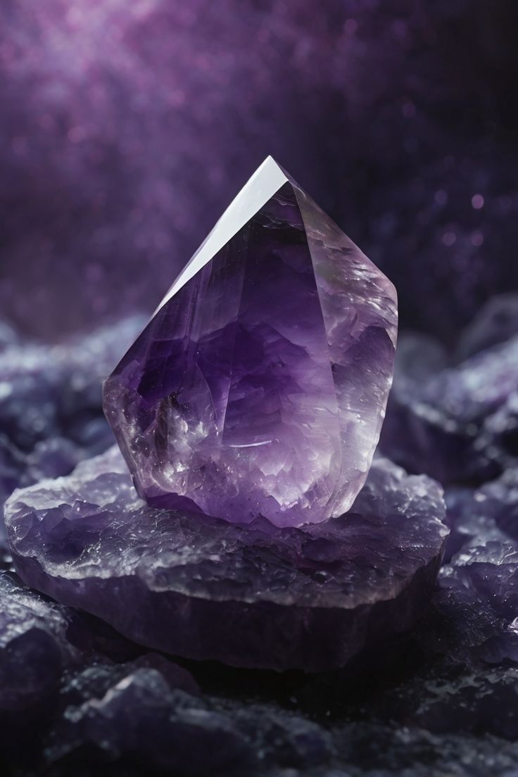 حجر الجمشت Amethyst سرّ الهدوء وصفاء الذهن