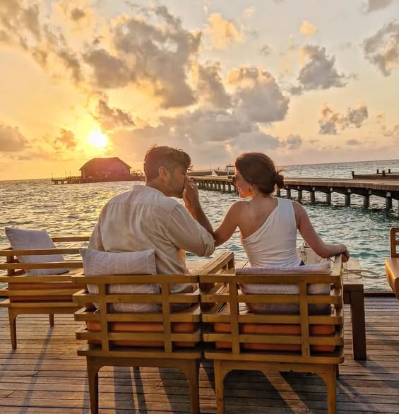 حسن خرباش اختار المالديف لرحلة شهر عسله