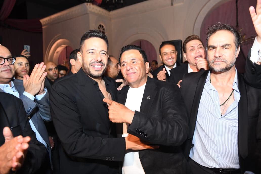 حضر عدد من النجوم حفل زفاف ابنة محمد فؤاد