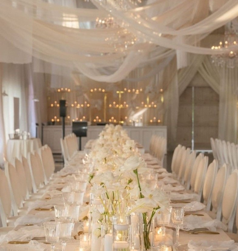 حفل زفاف بالعاجي- الصورة من Pinterest