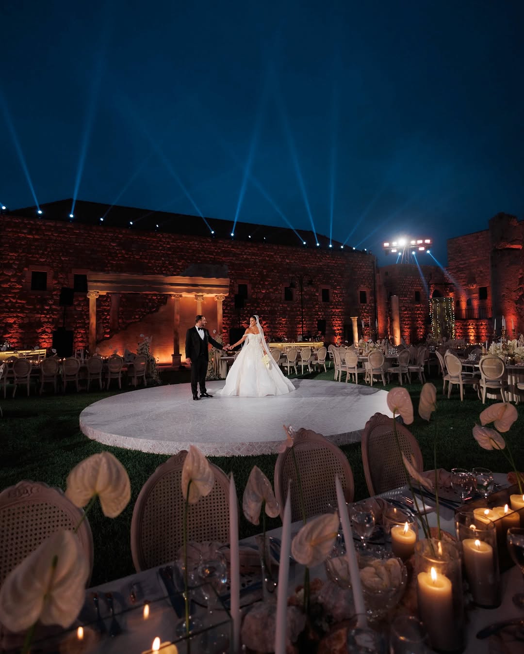 حفل زفاف تنظيم باتريسيا غزارة