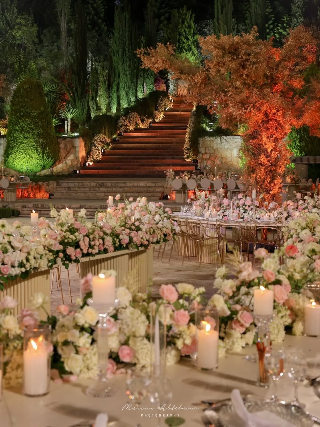 حفل زفاف تنظيم باميلا سكاف