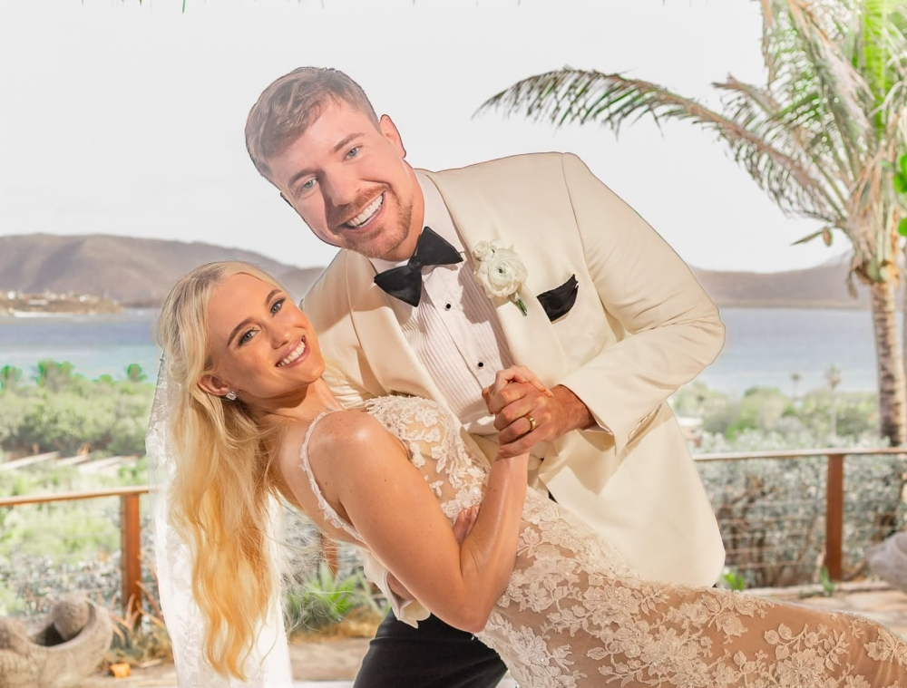 حفل زفاف جيمي دونالدسون Jimmy Donaldson "مستر بيست" MrBeast وثيا بويسن Thea Booysen