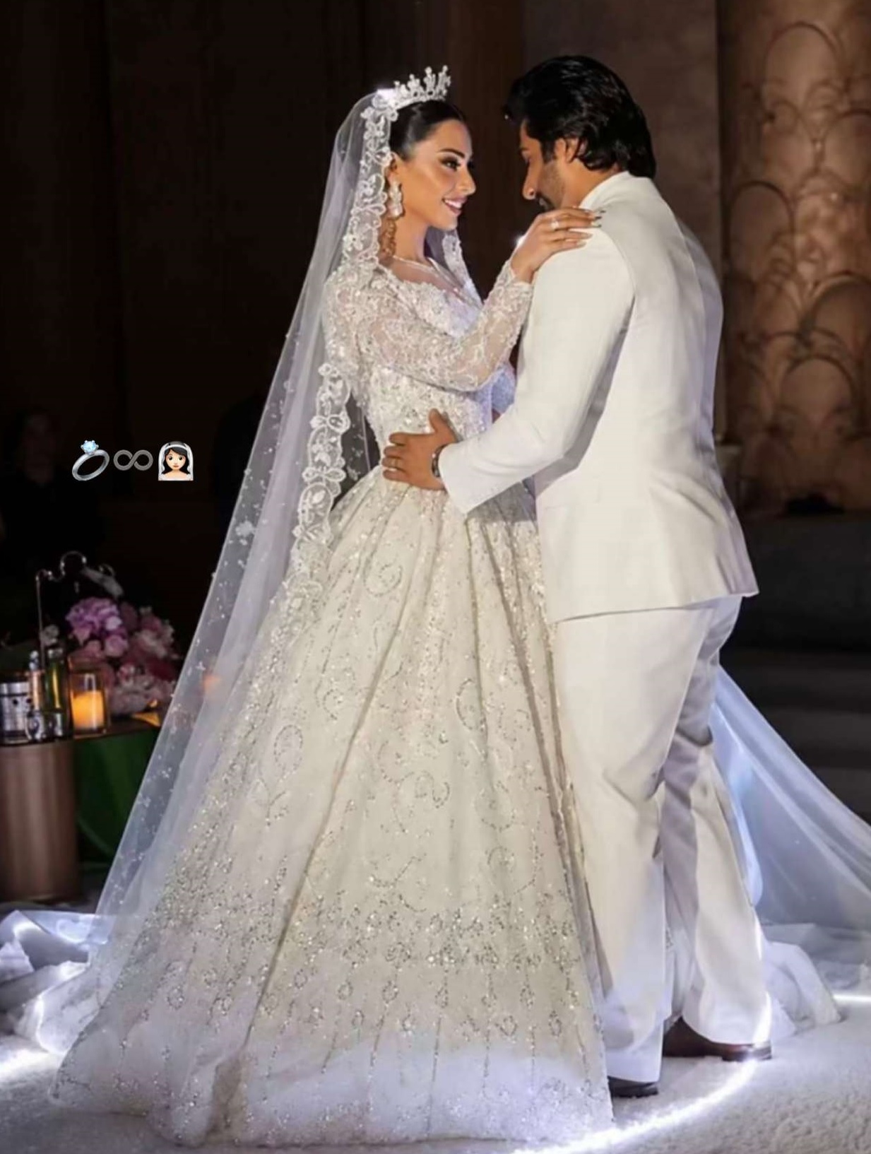 زفاف مزنة أخت الفنانة شمة حمدان