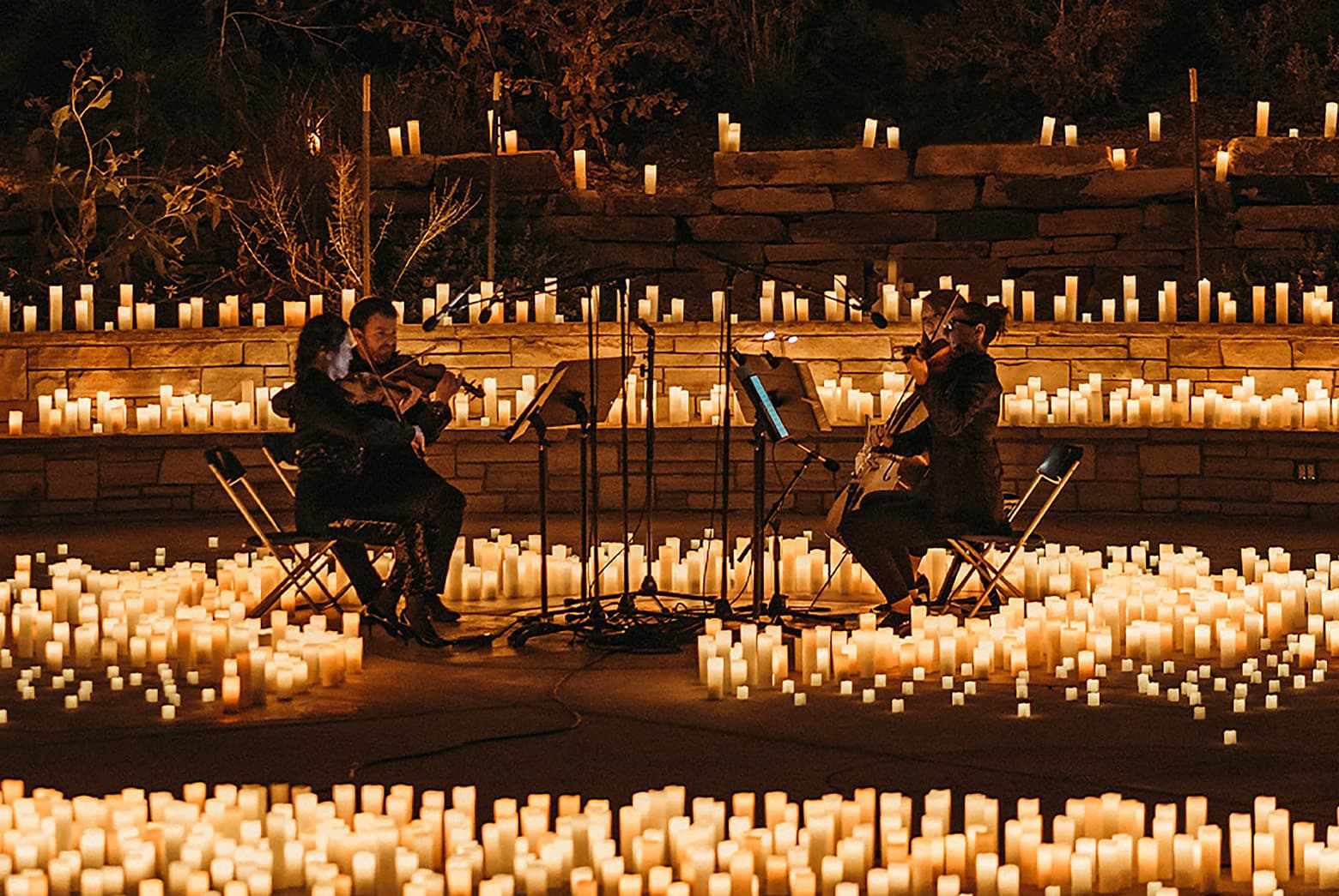 حفلات كاندل لايت في منتجع ونادي الحبتور للبولو 