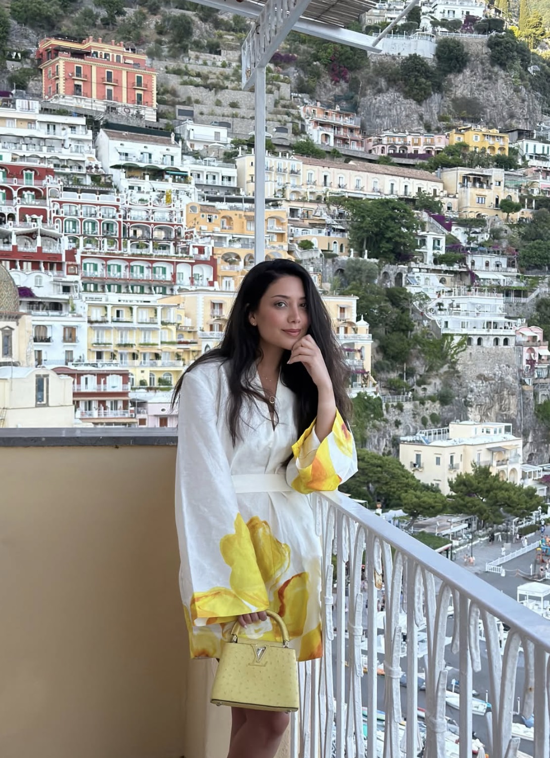 حقيبة Louis Vuitton Capucine على مريم سلمان