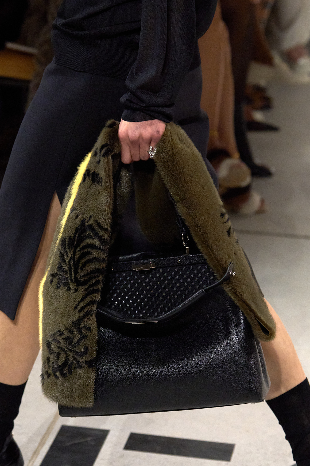 حقيبة Peekaboo من Fendi من مجموعة الأزياء الجاهزة لخريف وشتاء 2026