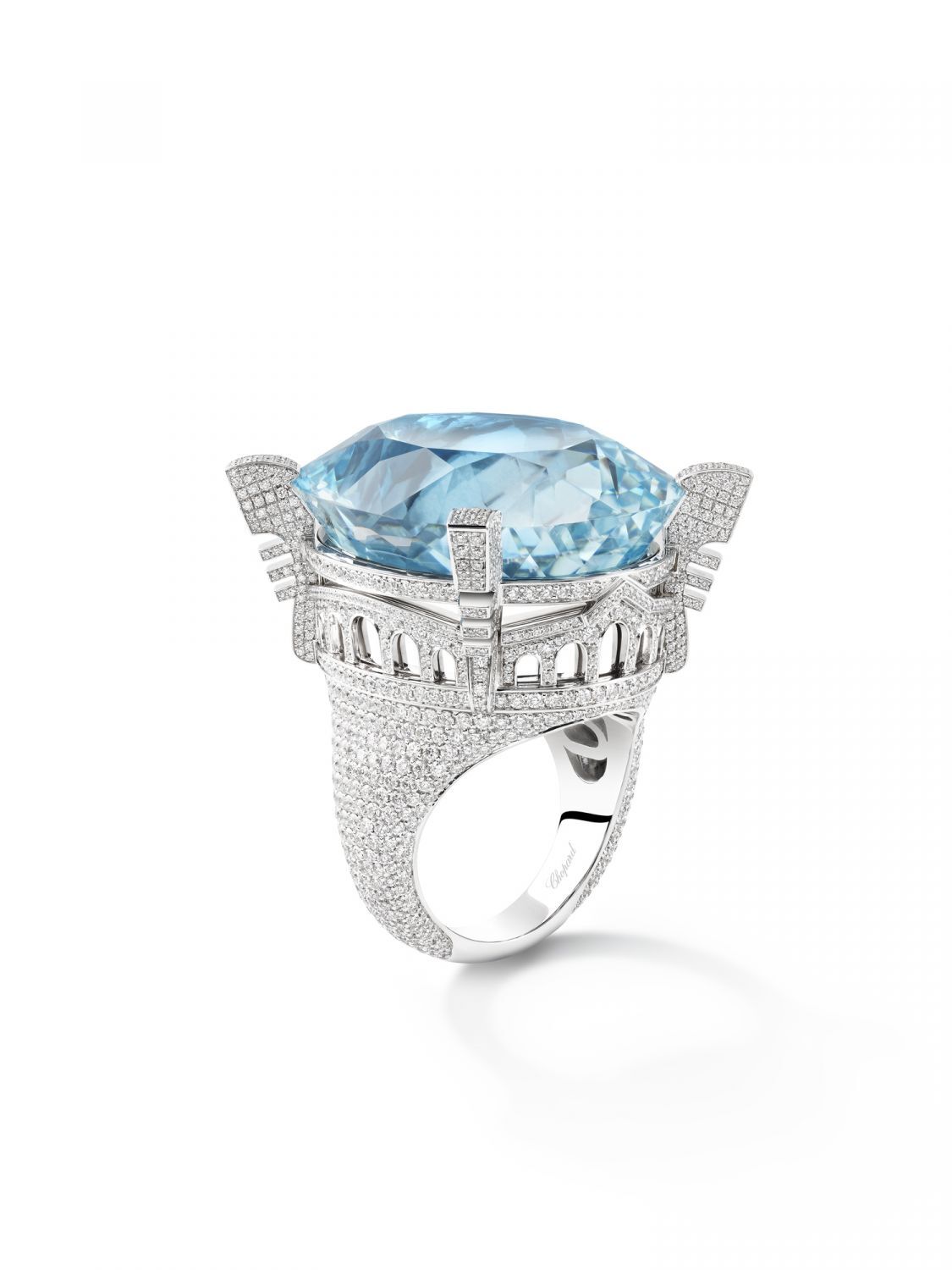 خاتم الأكوامارين من شوبارد Chopard