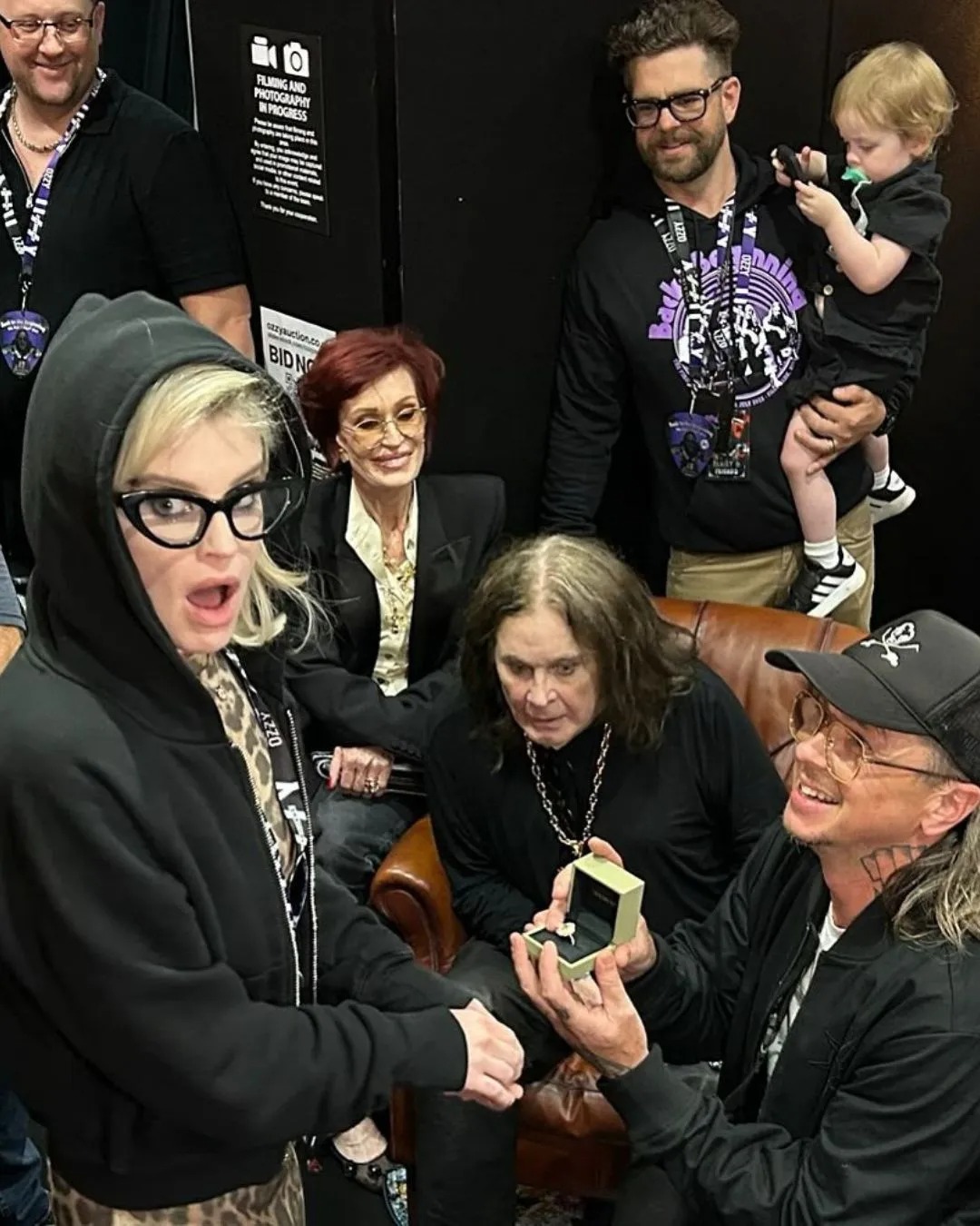 خاتم خطوبة كيلي أوزبورن Kelly Osbourne وسيد ويلسون Sid Wilson